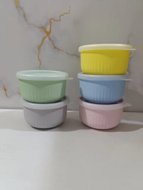 Vip Ahmet Vakumlu Saklama Kabı 300 ml – 5’li Set