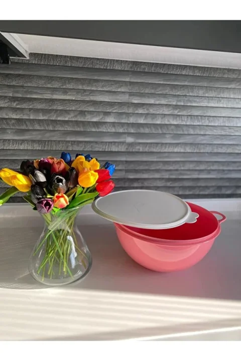 Tupperware Mikser 7,8 litre Koyu Pembe