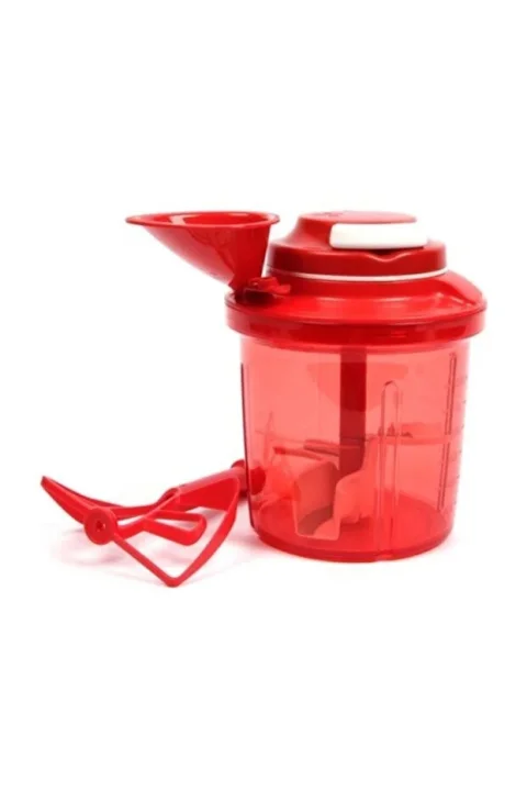 Tupperware Ekstra Şef Siyah Dilimleyici Doğrayıcı (Kırmızı) - Pratik ve Hızlı Doğrama Çözümü