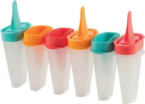 Tupperware Lolibuz Ev Yapımı Dondurma Kalıbı 6'lı Set - Pratik ve Eğlenceli Dondurma Yapımı, BPA İçermez